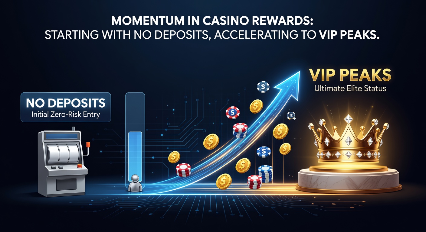 Dynamic graph showing reward progression curve from no-deposit baseline surging toward VIP elite tiers