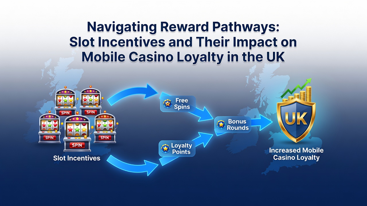 Infographic showing progression through mobile casino loyalty tiers via slot incentives
